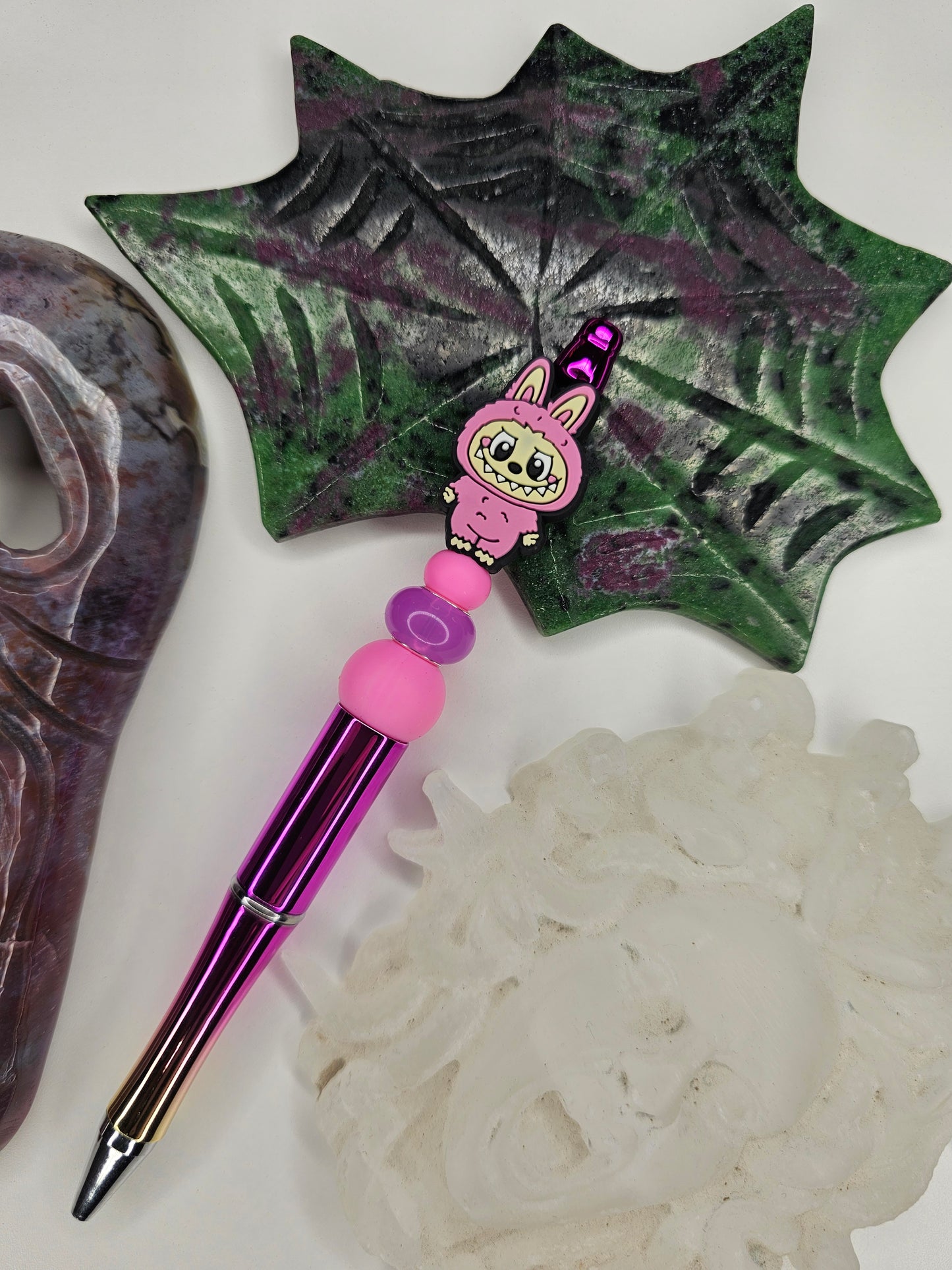 Berry Labubu Beaded Pen