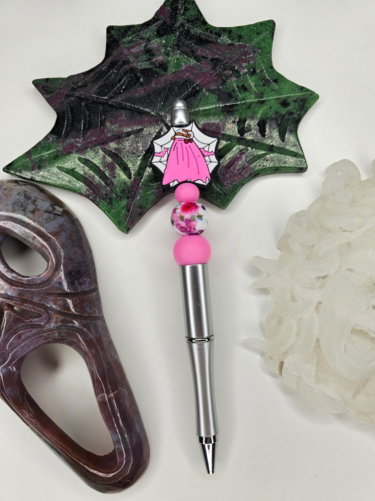 Flower Ghoul Beaded Pen