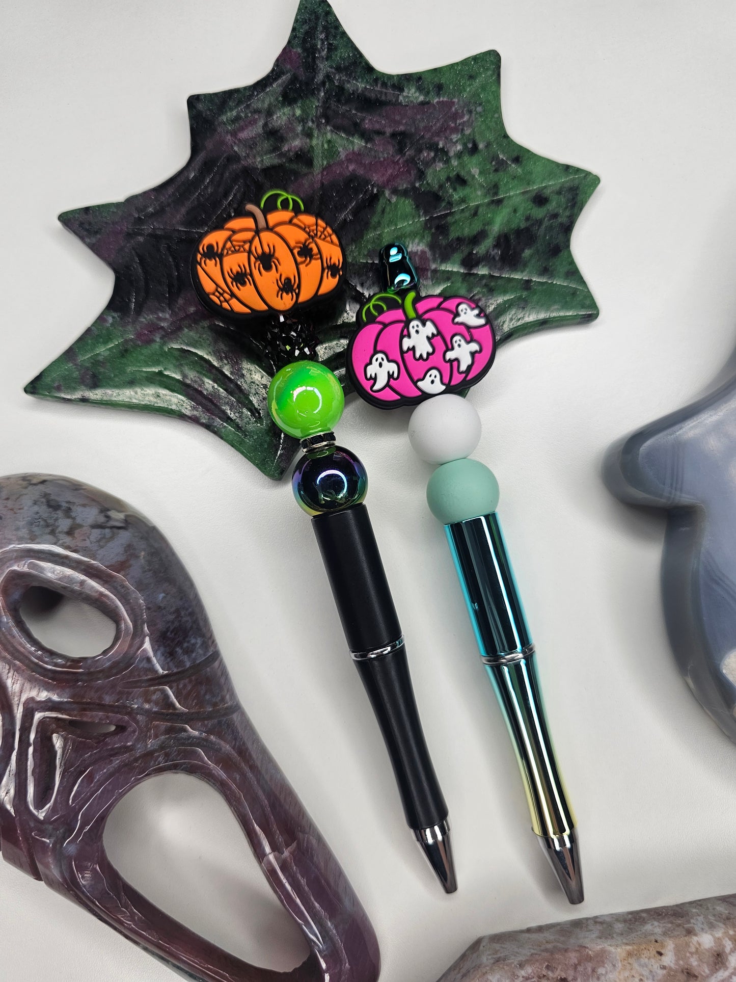 Pumpkin Season Beaded Pen