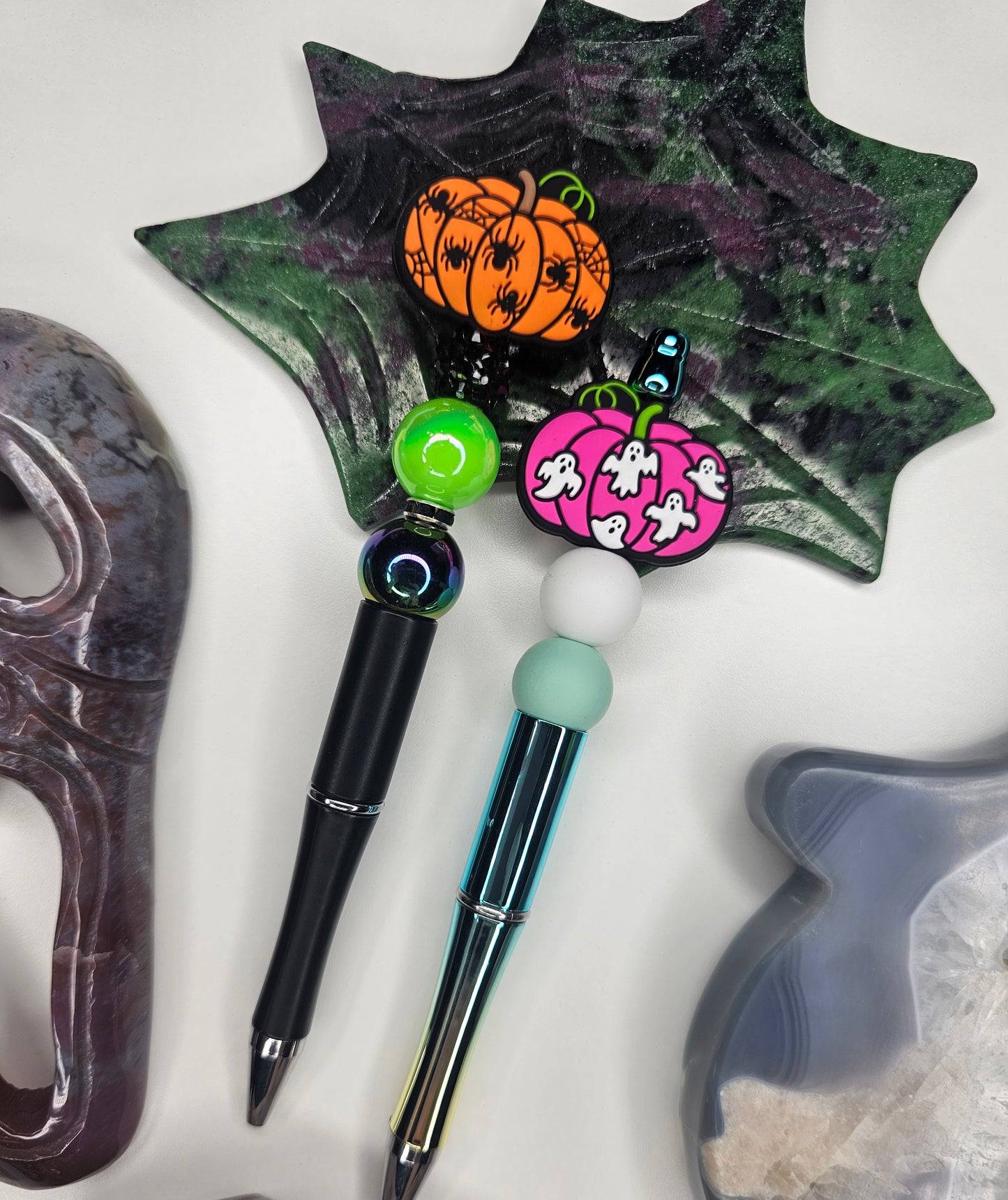 Pumpkin Season Beaded Pen