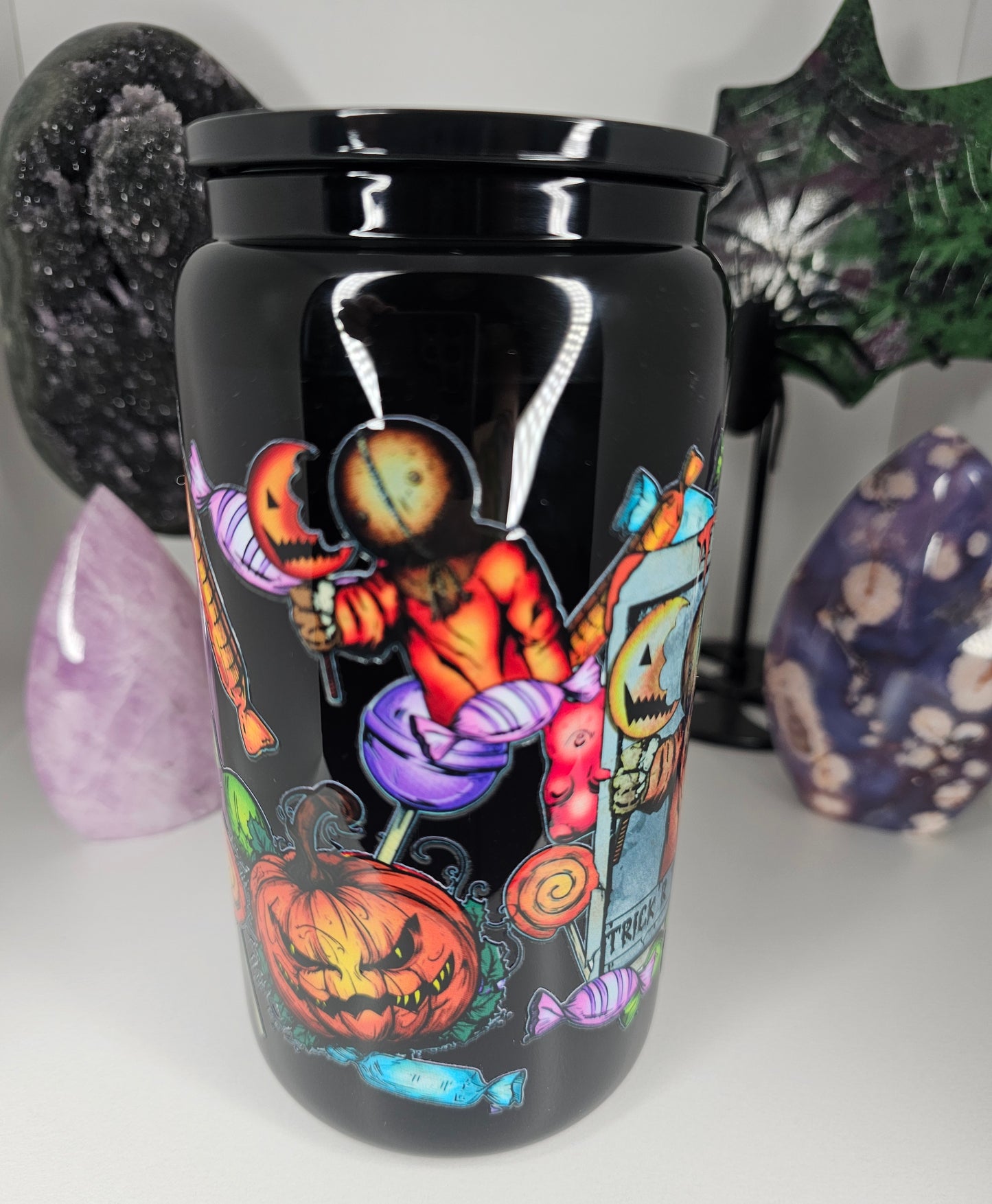 16oz Trick r' Treat Glass Cup