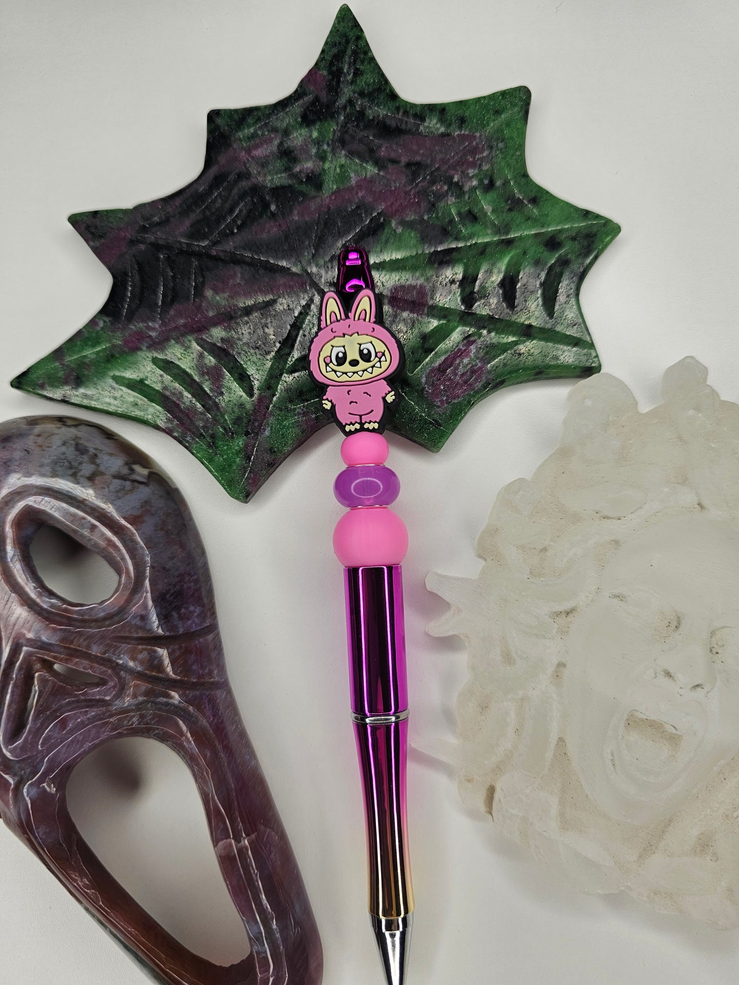 Berry Labubu Beaded Pen