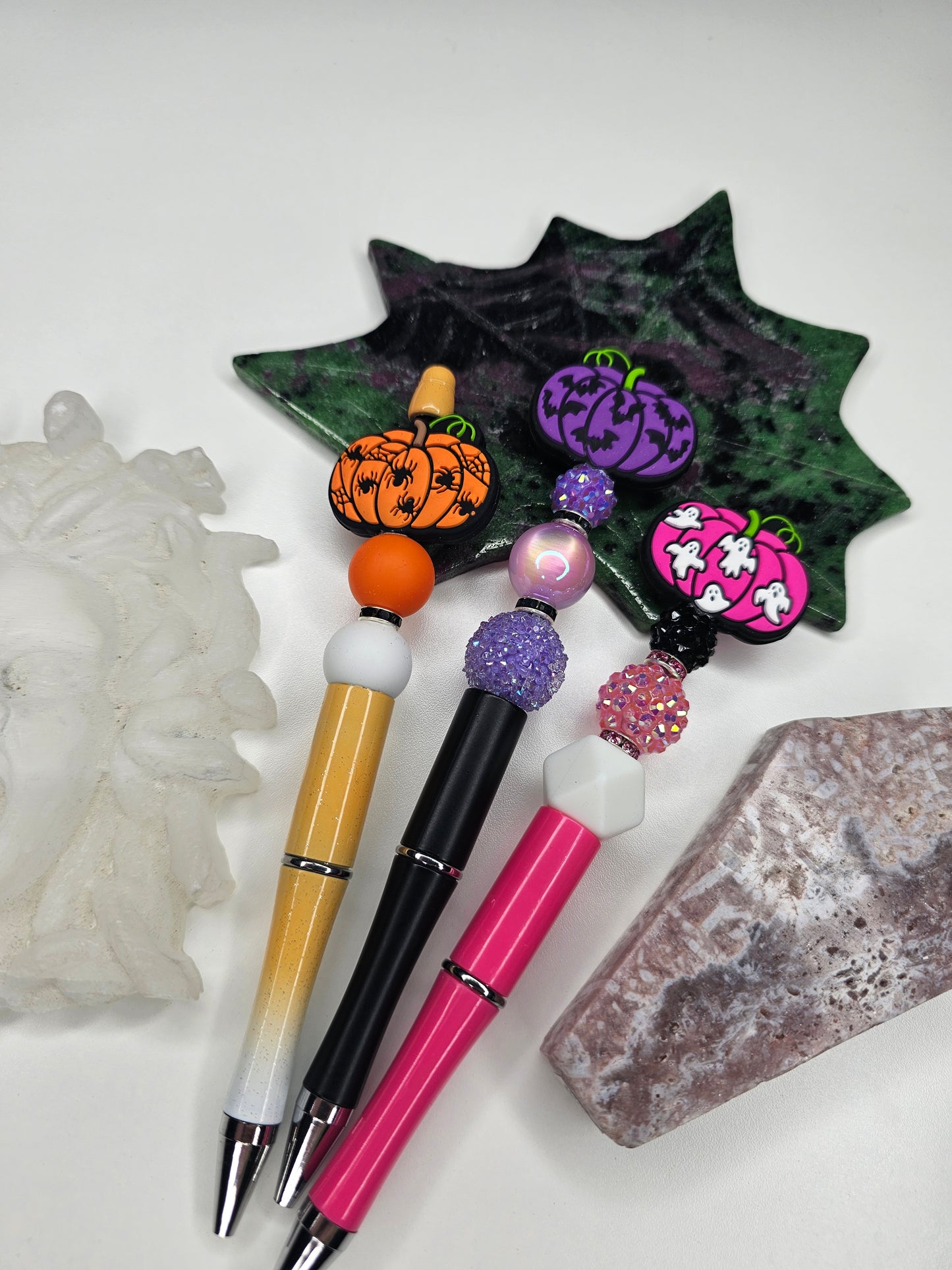 Pumpkin Beaded Pen
