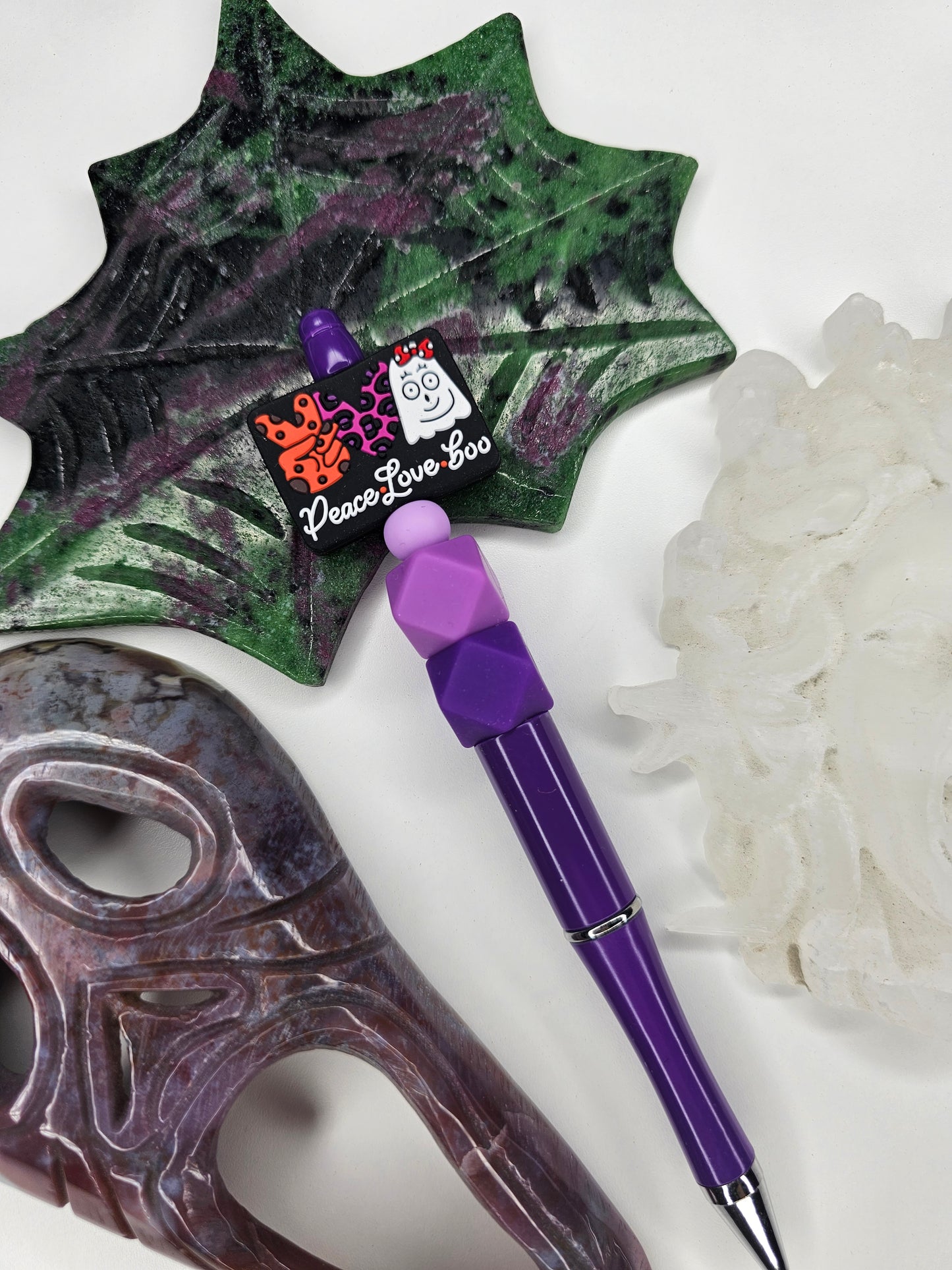 Spooky Boo Beaded Pen