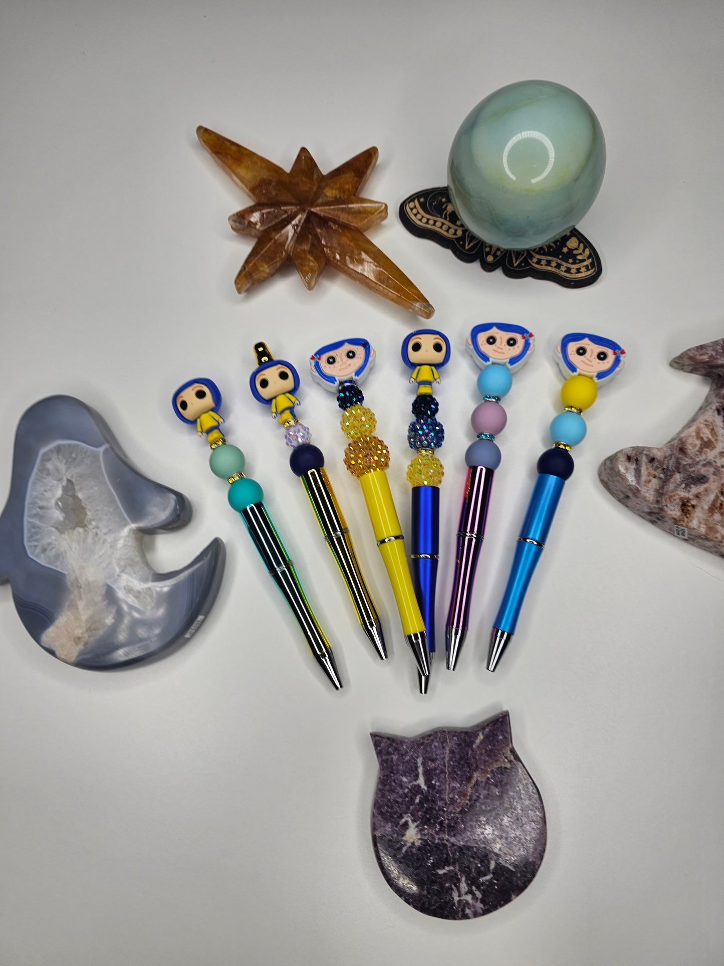 Coraline Beaded Pen