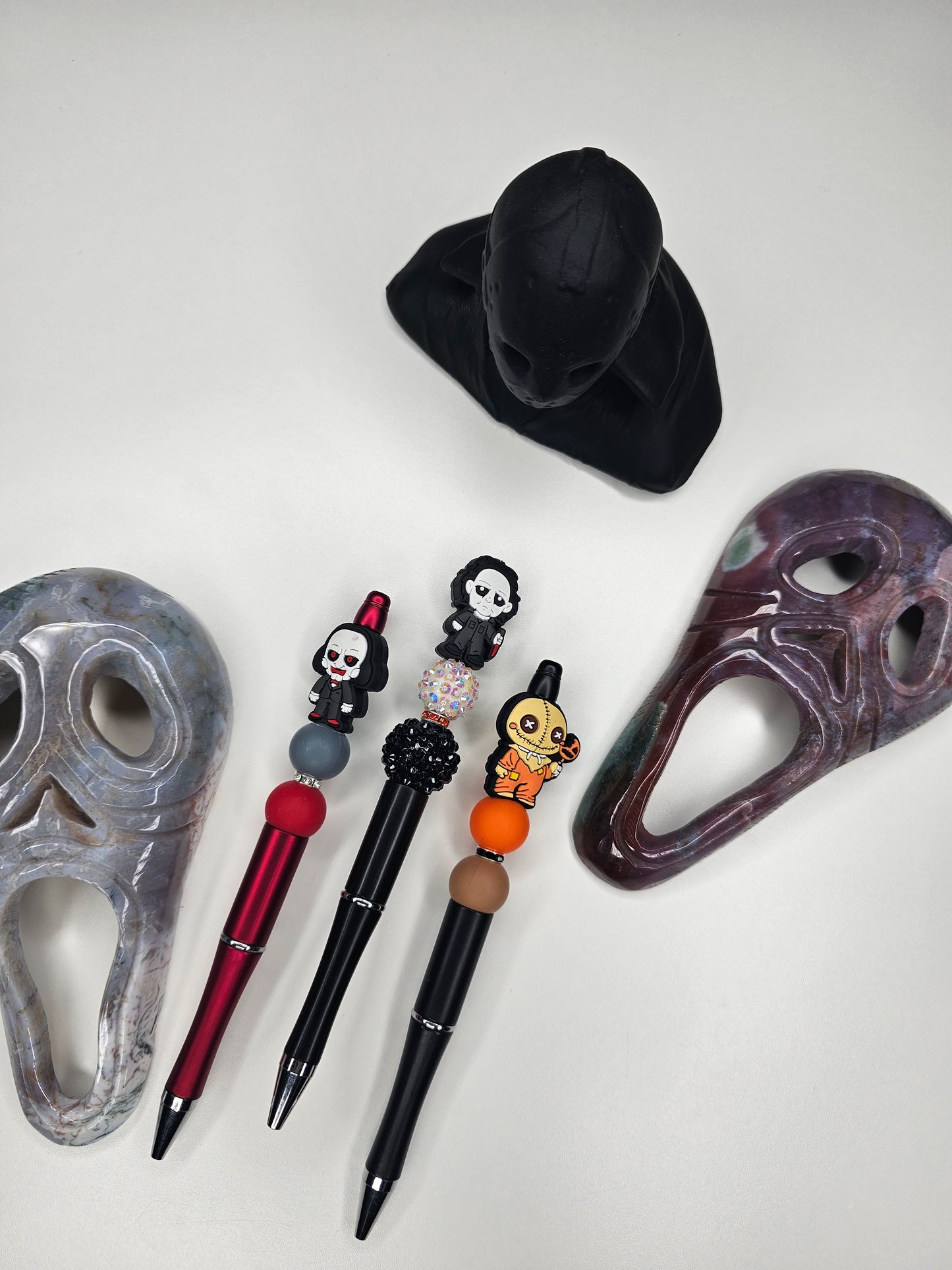 Spooky Guy Beaded Pen