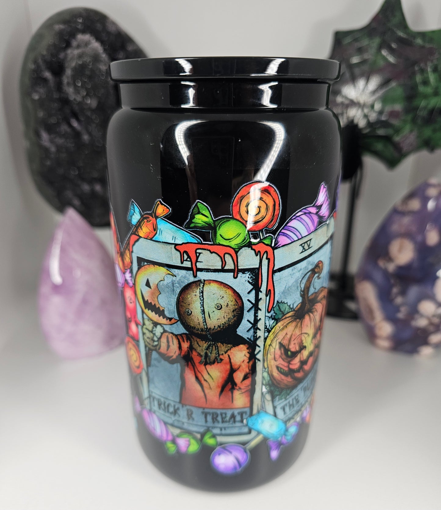 16oz Trick r' Treat Glass Cup