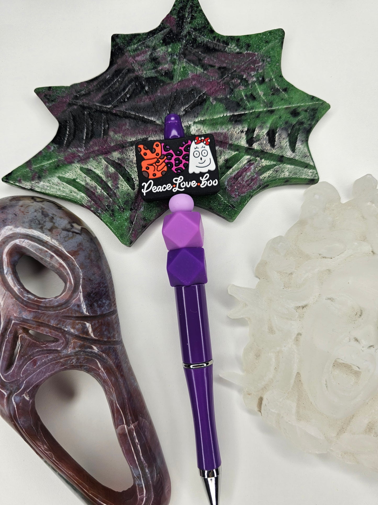 Spooky Boo Beaded Pen