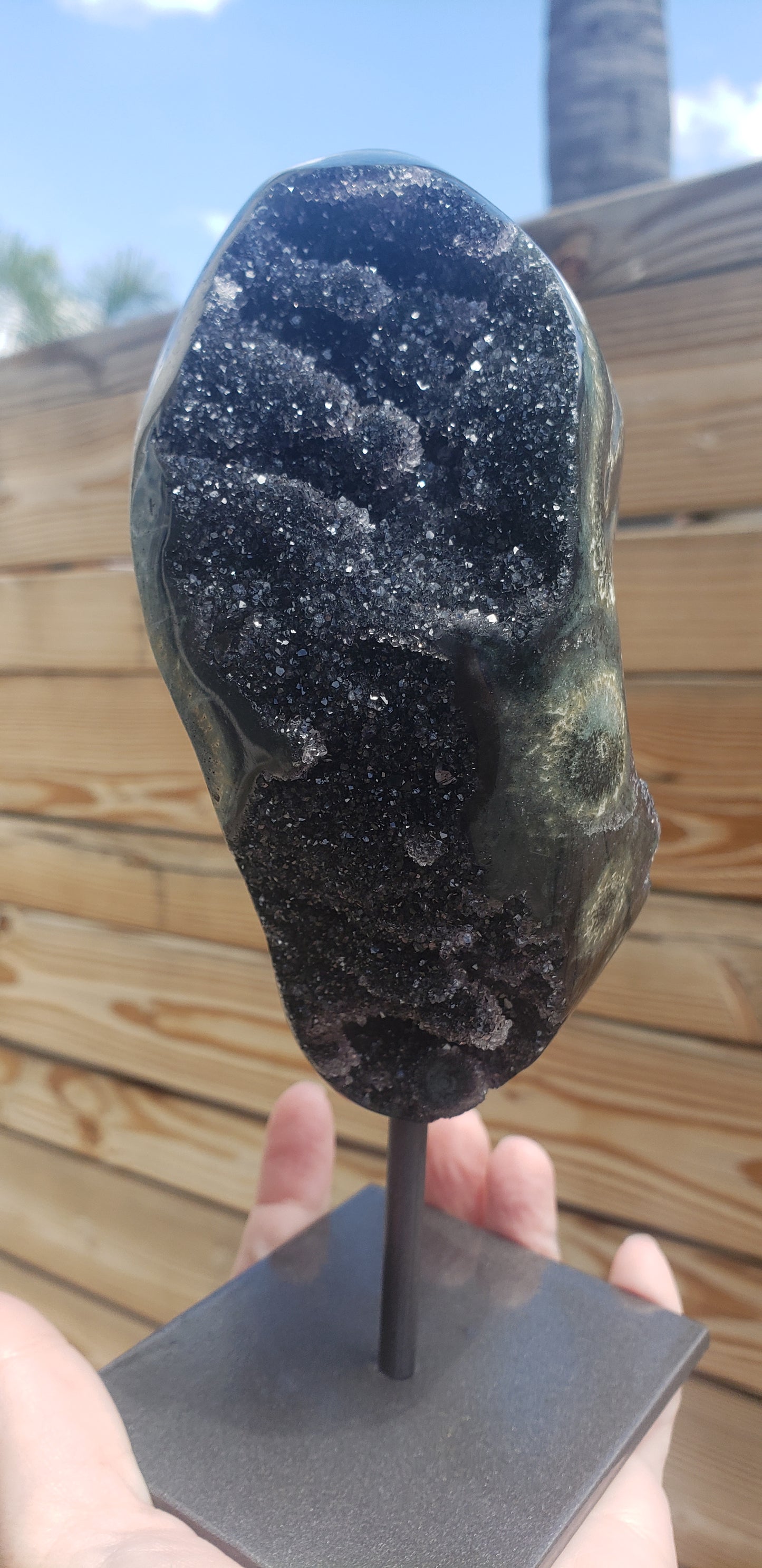 Black Galaxy Amethyst Freeform (C)