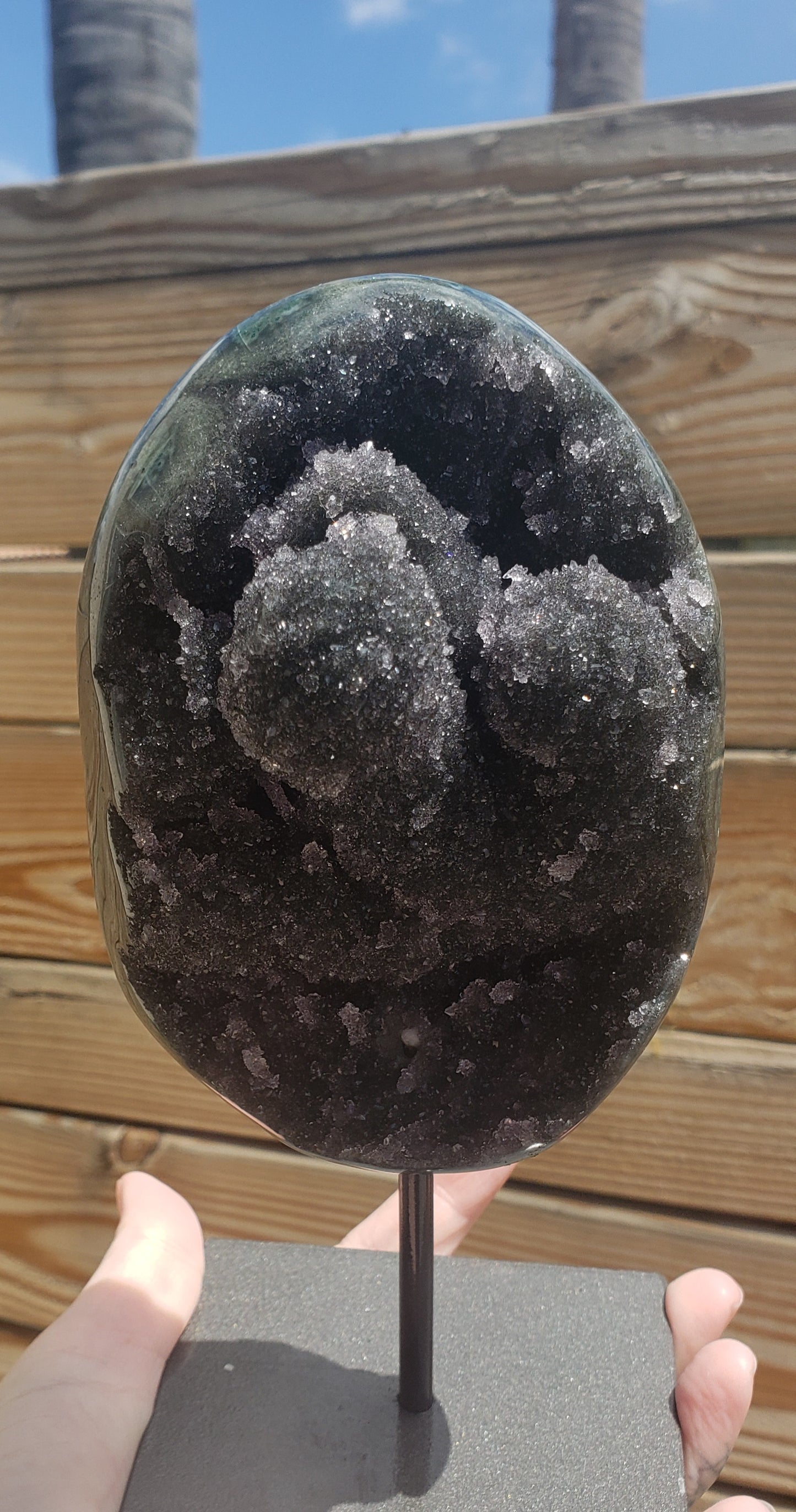 Black Galaxy Amethyst Freeform (B)