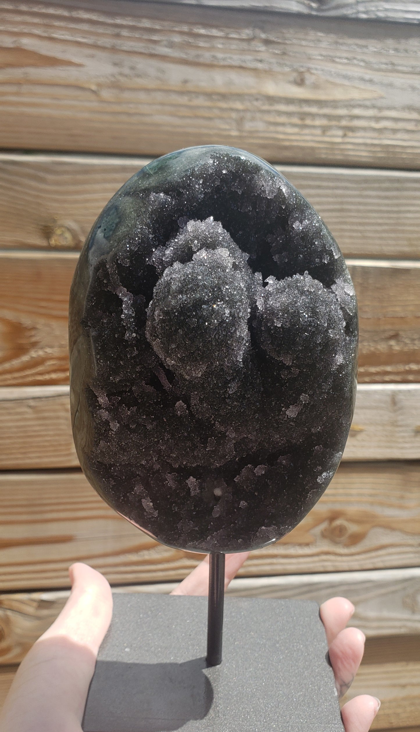 Black Galaxy Amethyst Freeform (B)