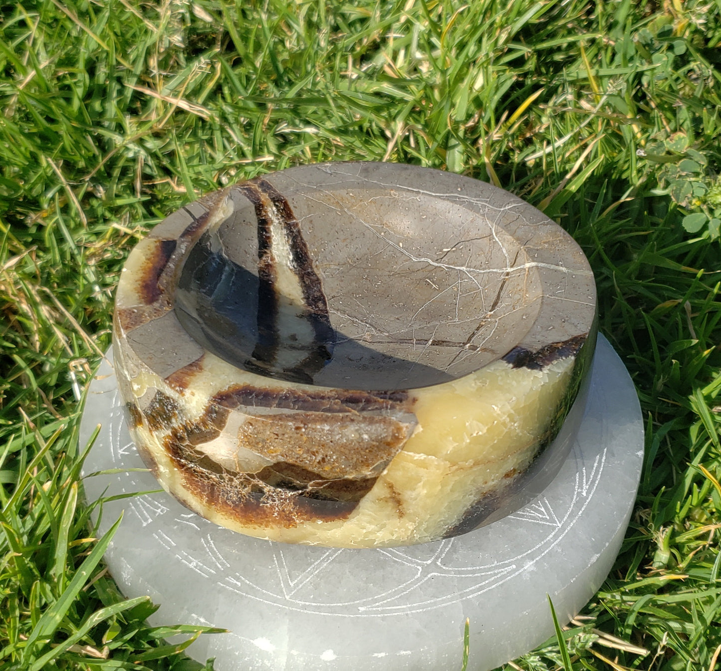 Septarian Bowl/Dish 1.7lb