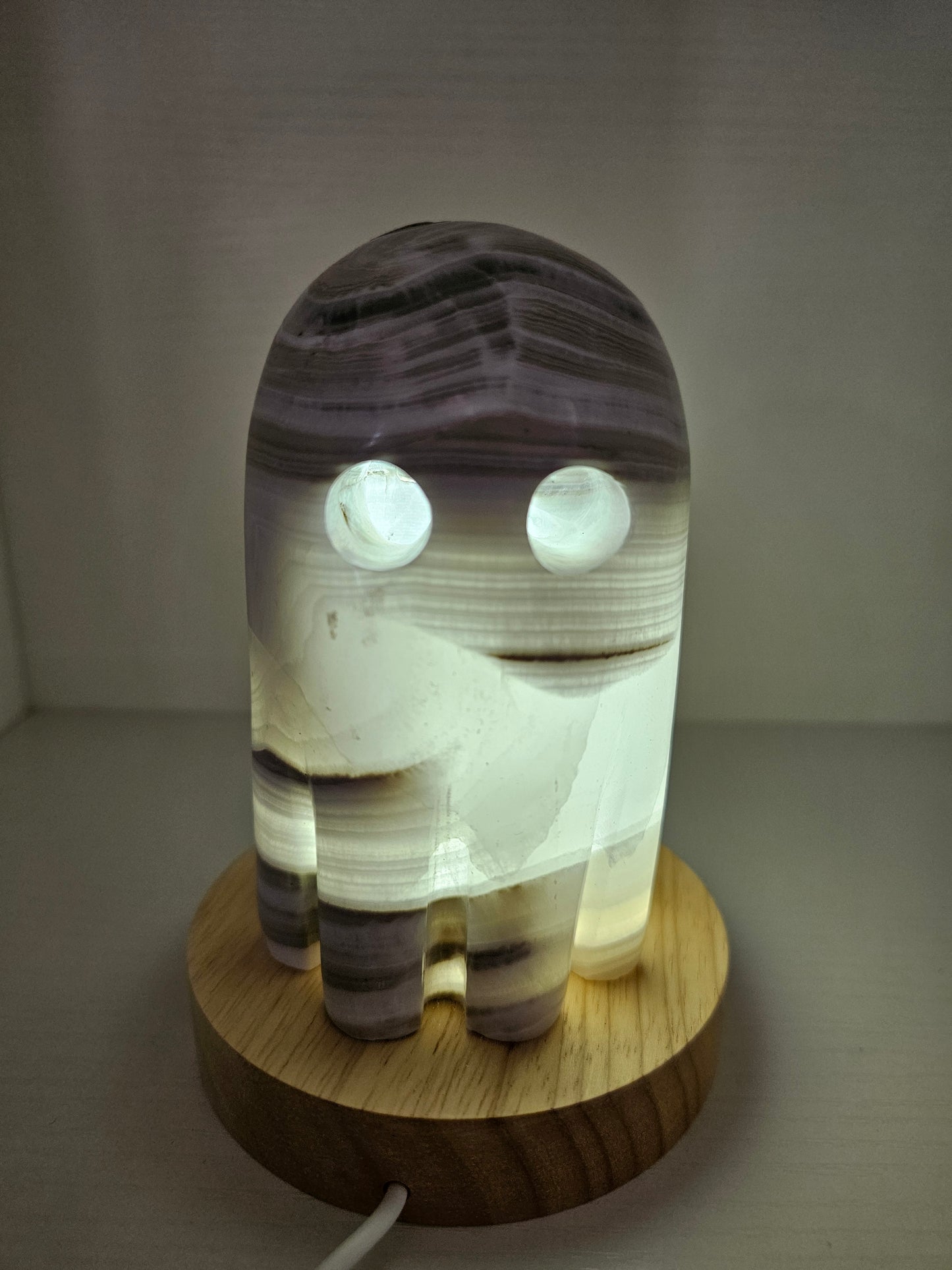 Grey Onyx Ghost Lamp #3