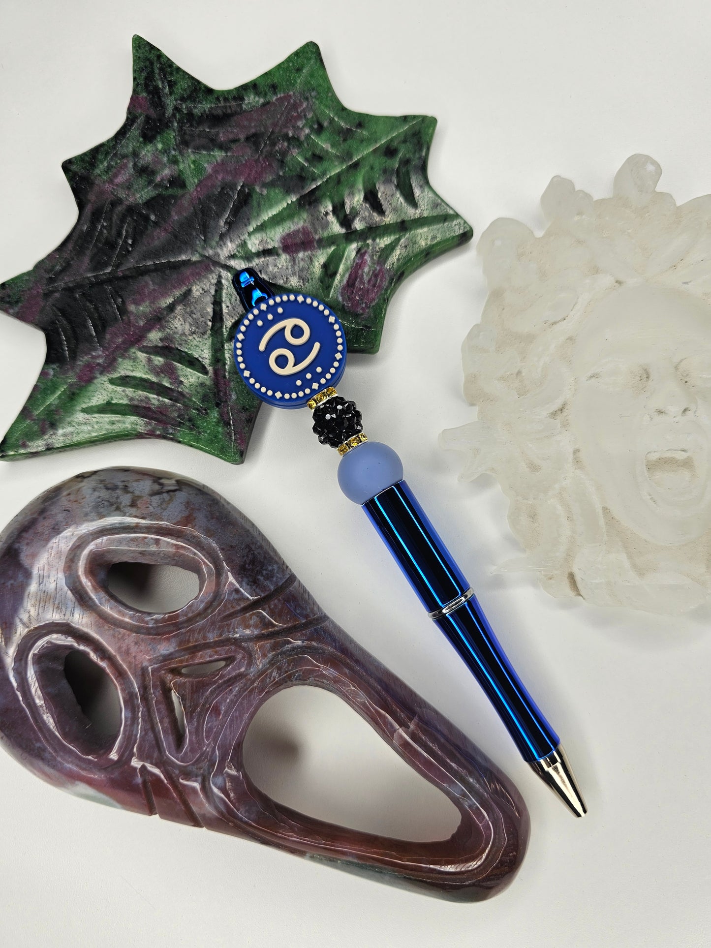 Cancer Zodiac Beaded Pen
