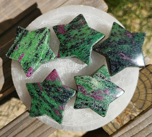 Ruby Zoisite Star