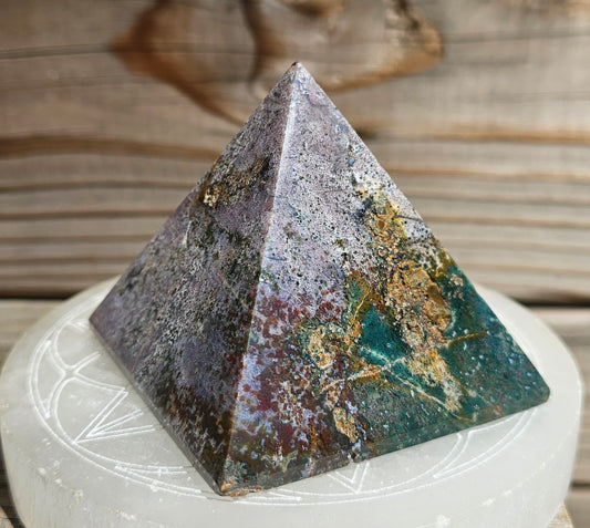 Ocean Jasper Pyramid