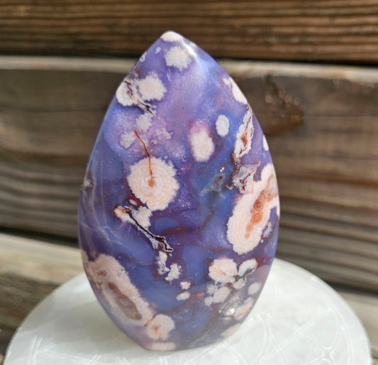 Blue Flower Agate Freeform *A