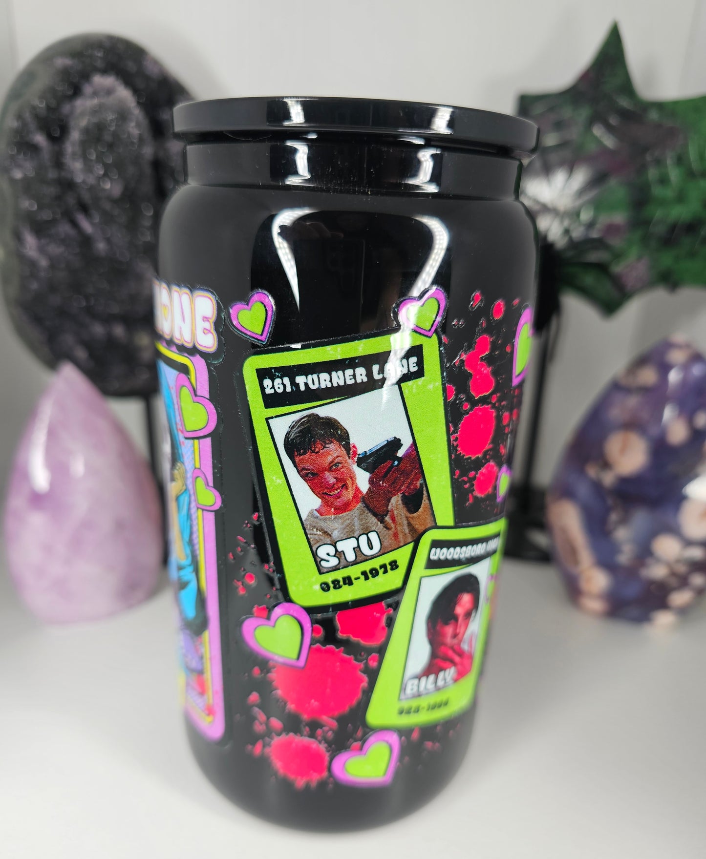 16oz Scream Glass Cup