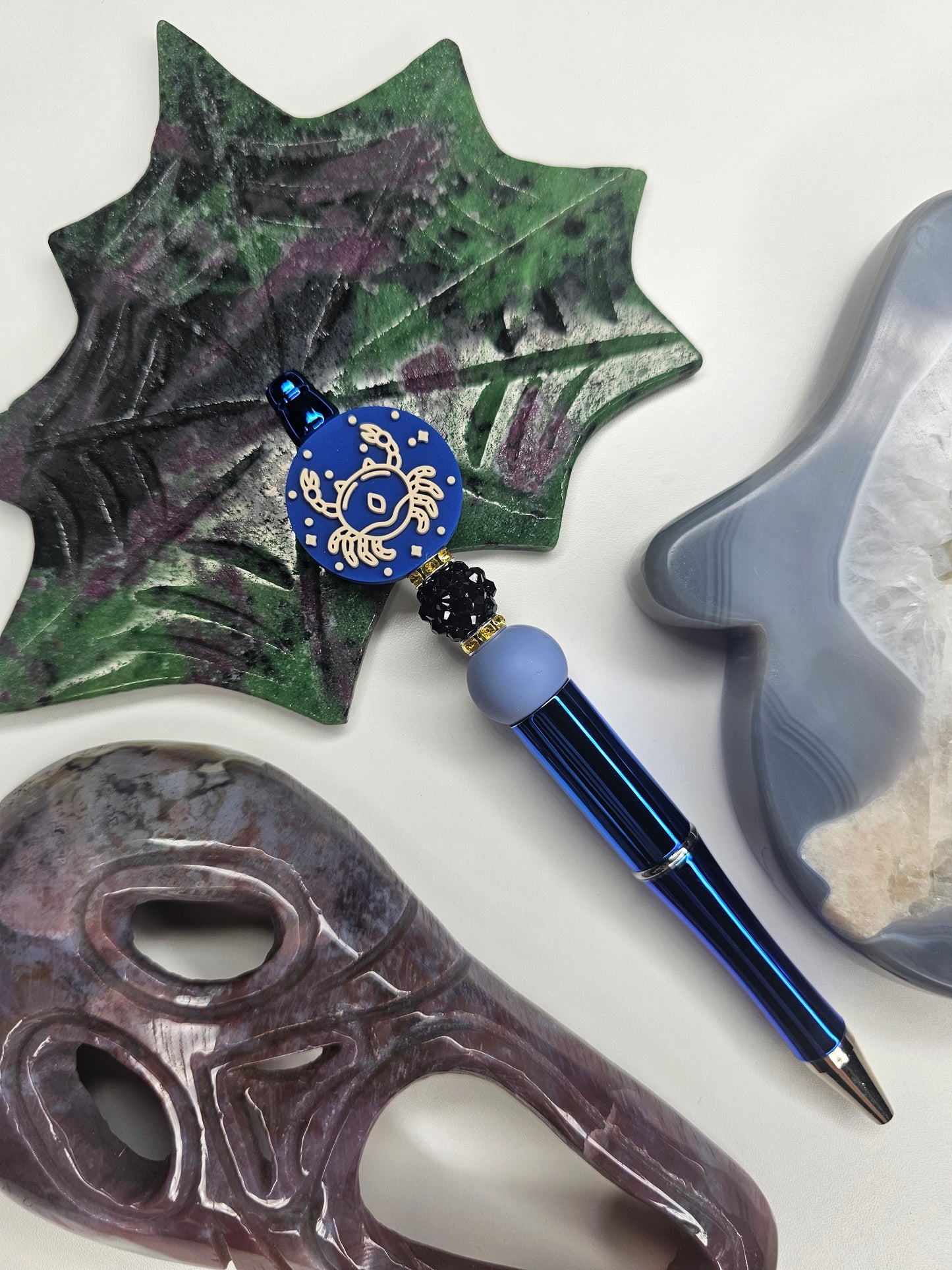 Cancer Zodiac Beaded Pen