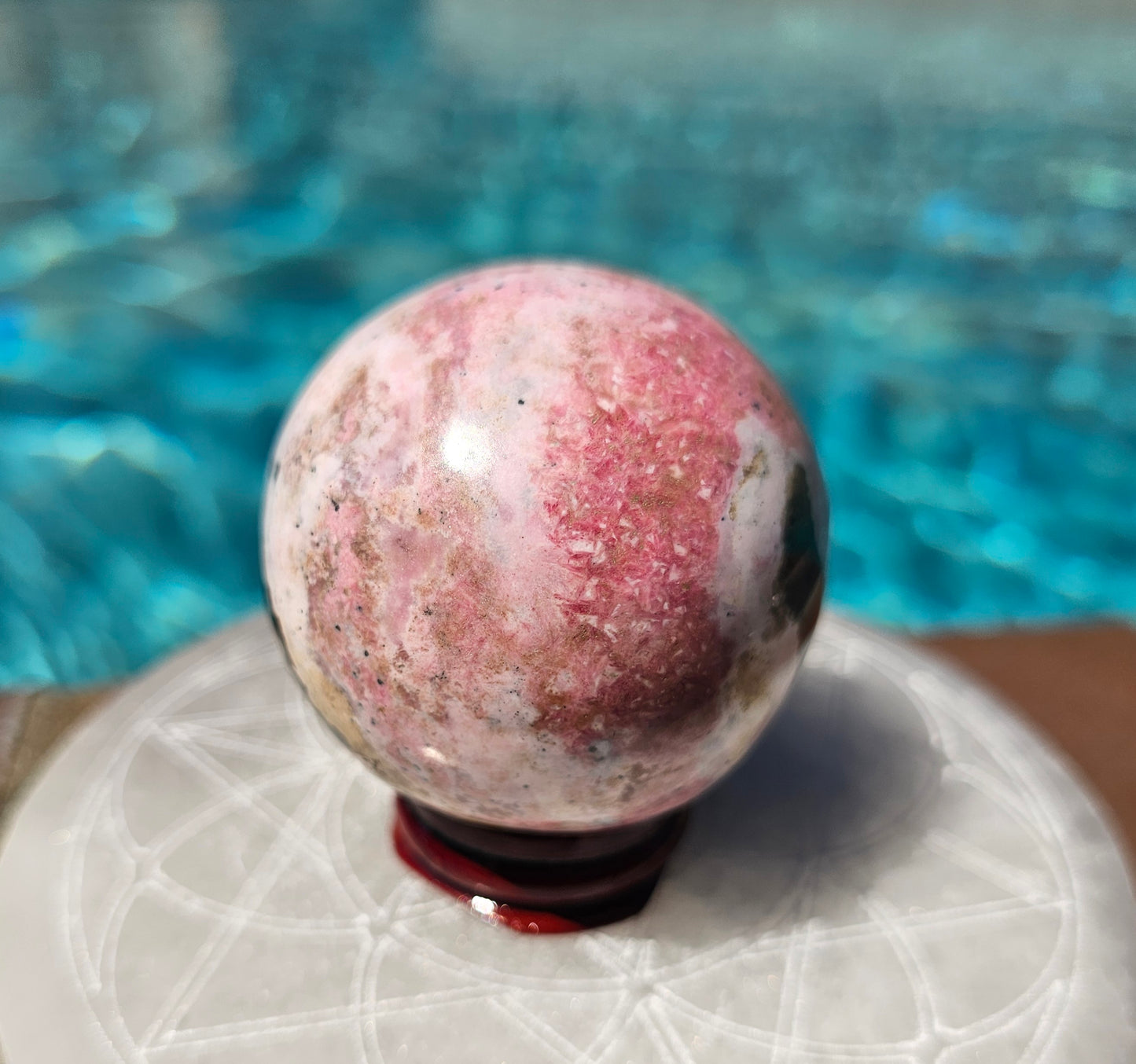 Peruvian Rhodonite Sphere #2