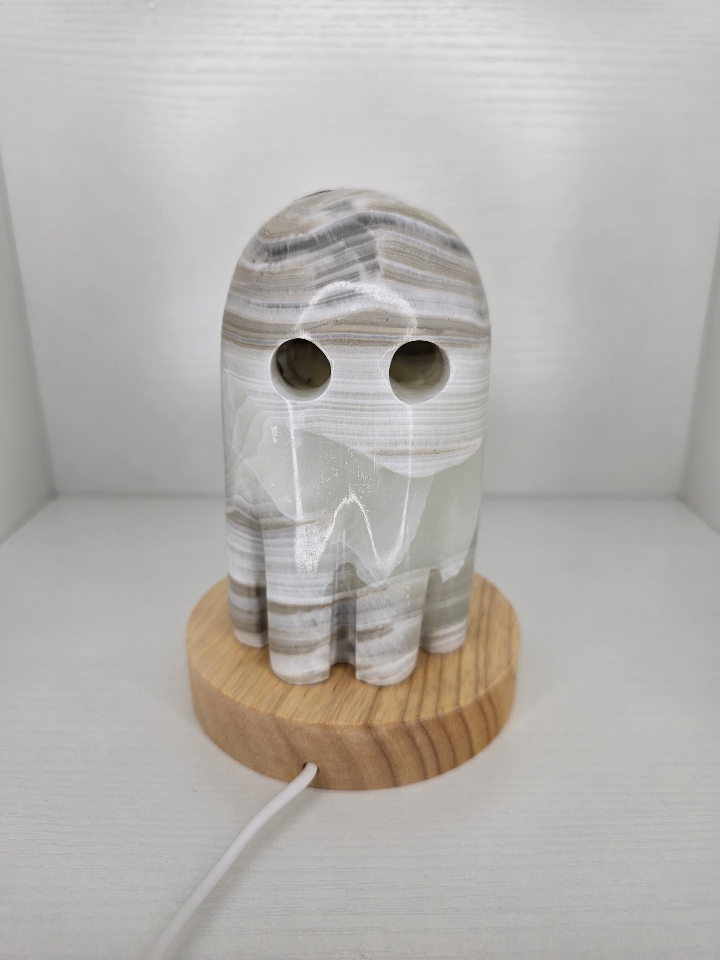 Grey Onyx Ghost Lamp #3