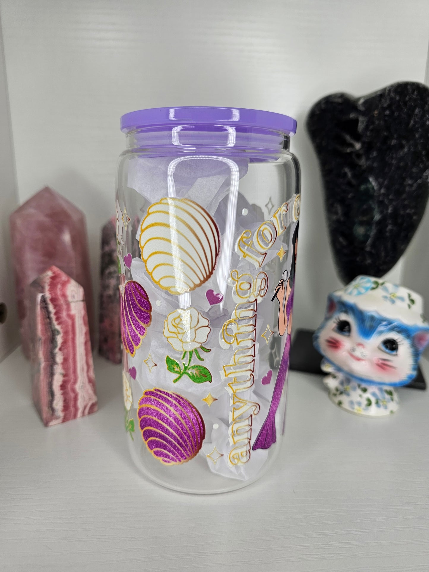 16oz LA REINA Glass Cup