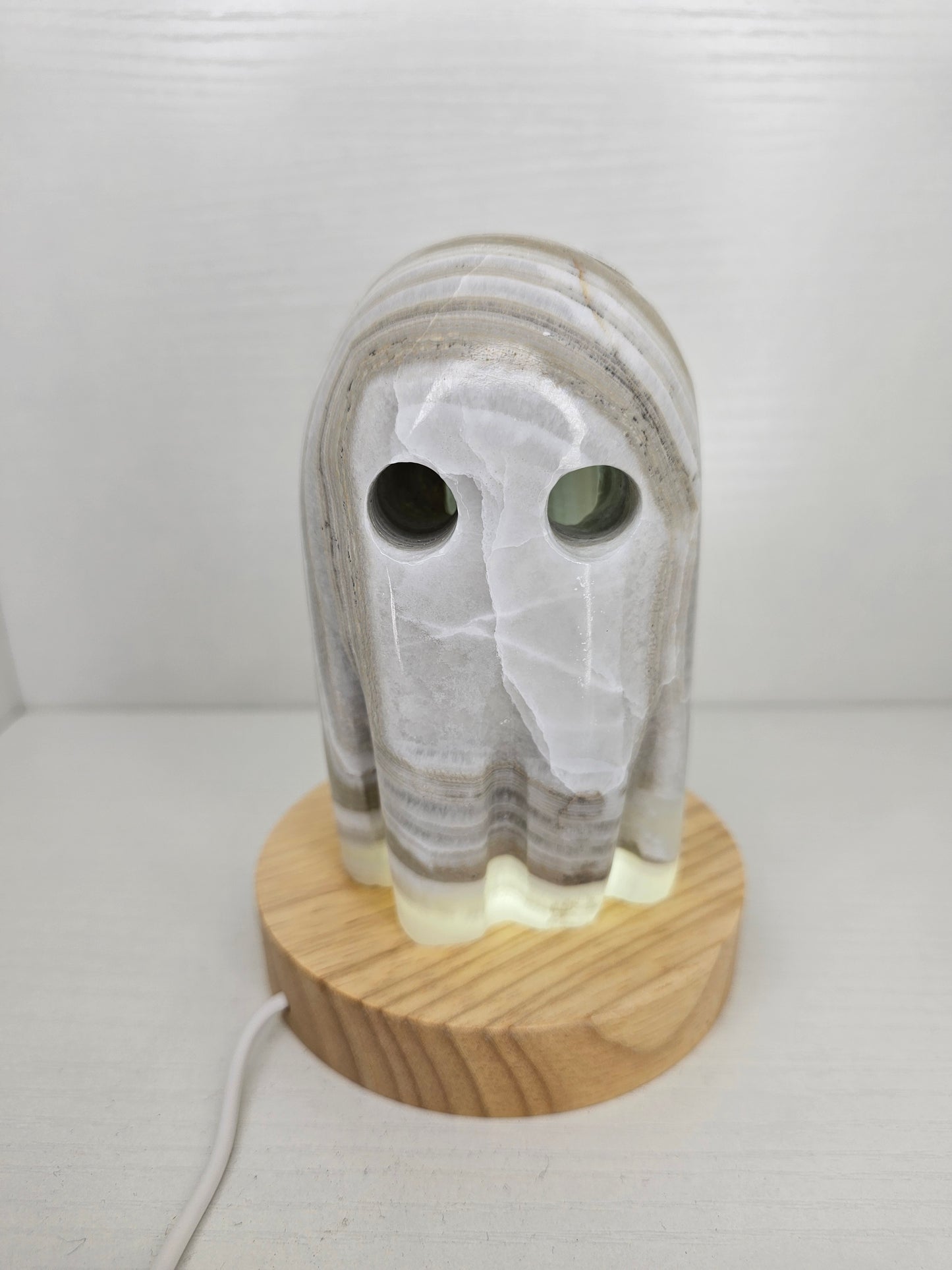 Grey Onyx Ghost Lamp #2