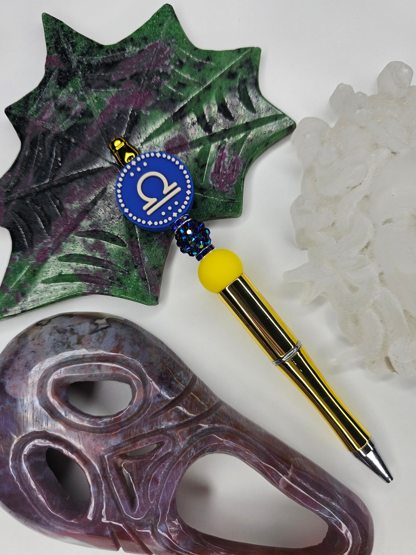 Libra Zodiac Beaded Pen
