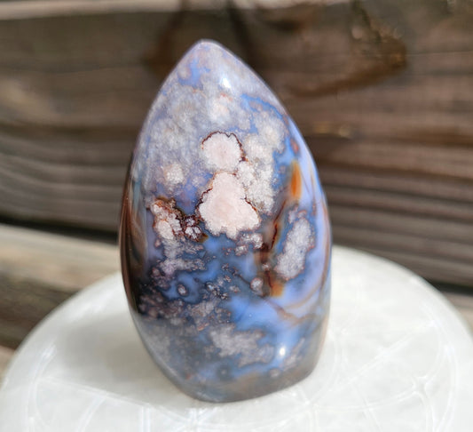Blue Flower Agate Freeform *C