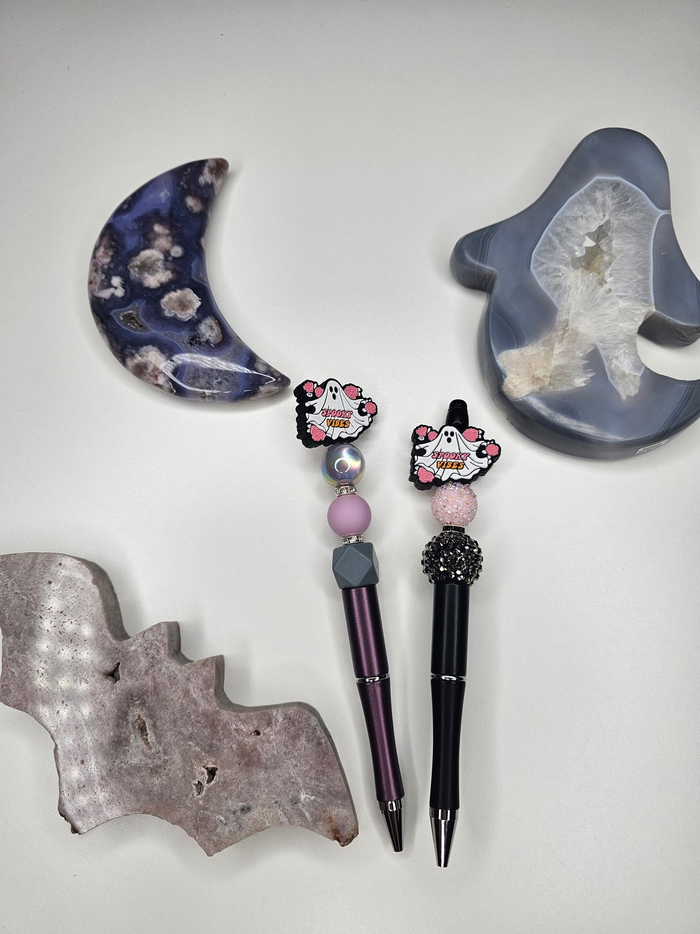 Spooky Vibes Beaded Pen