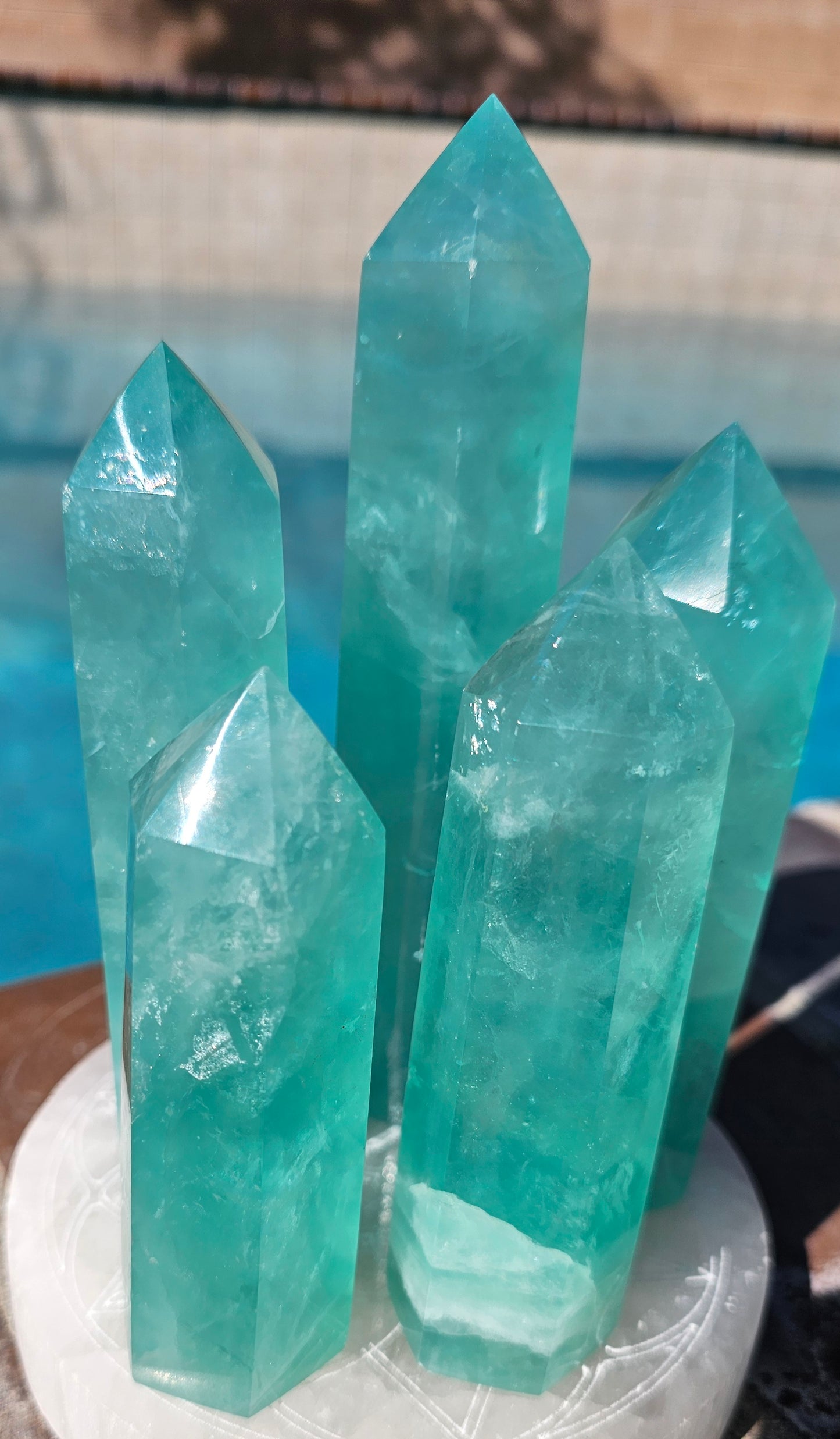 (1) Baja Fluorite Tower