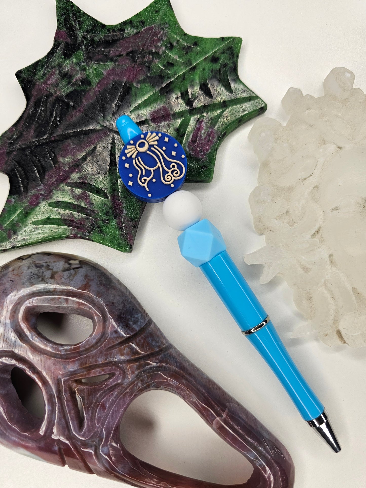 Virgo Zodiac Beaded Pen