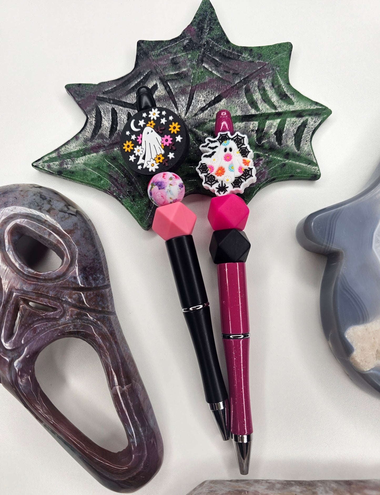 Pretty Ghoul Beaded Pen