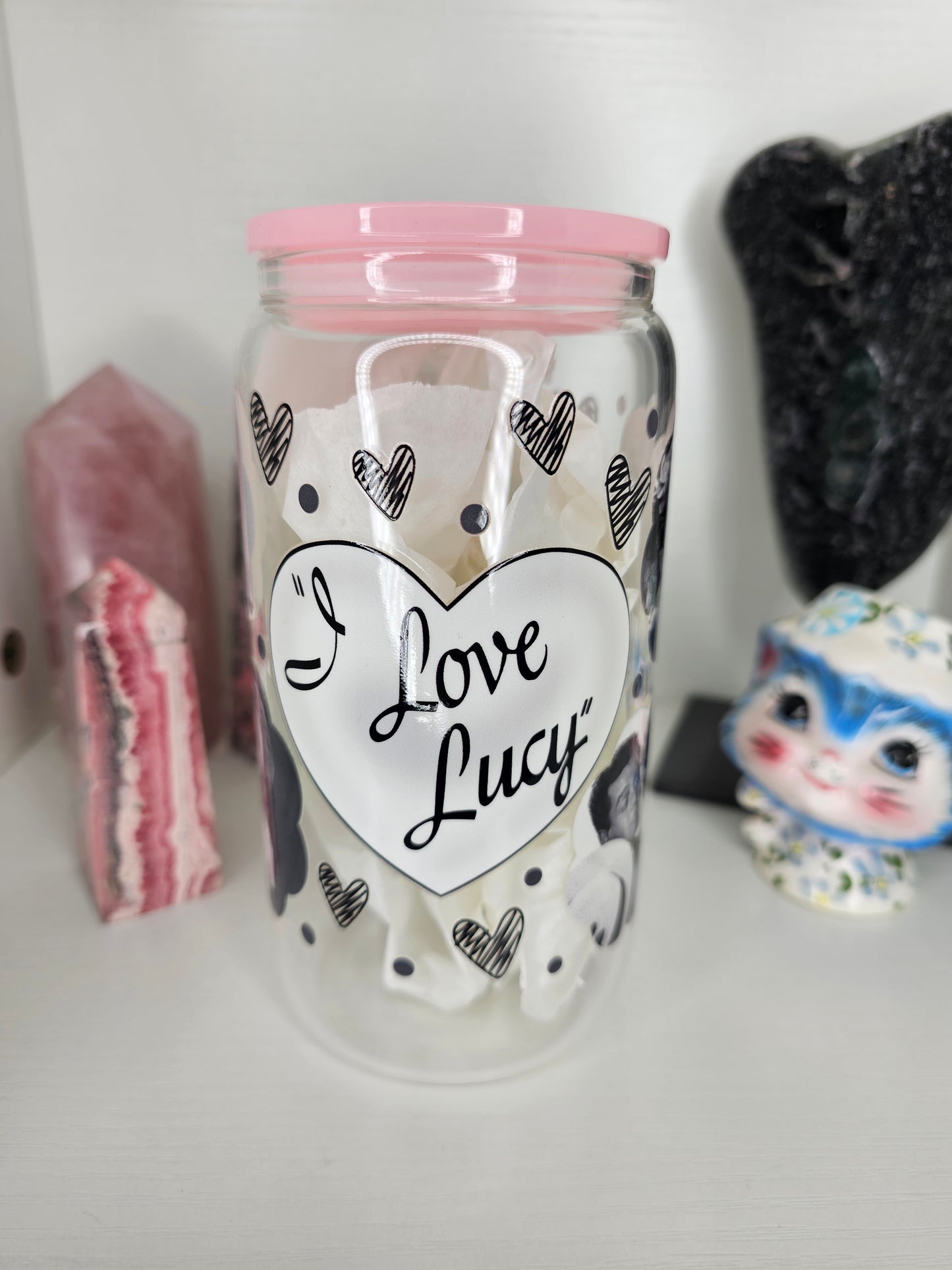 16oz Lucy Glass Cup