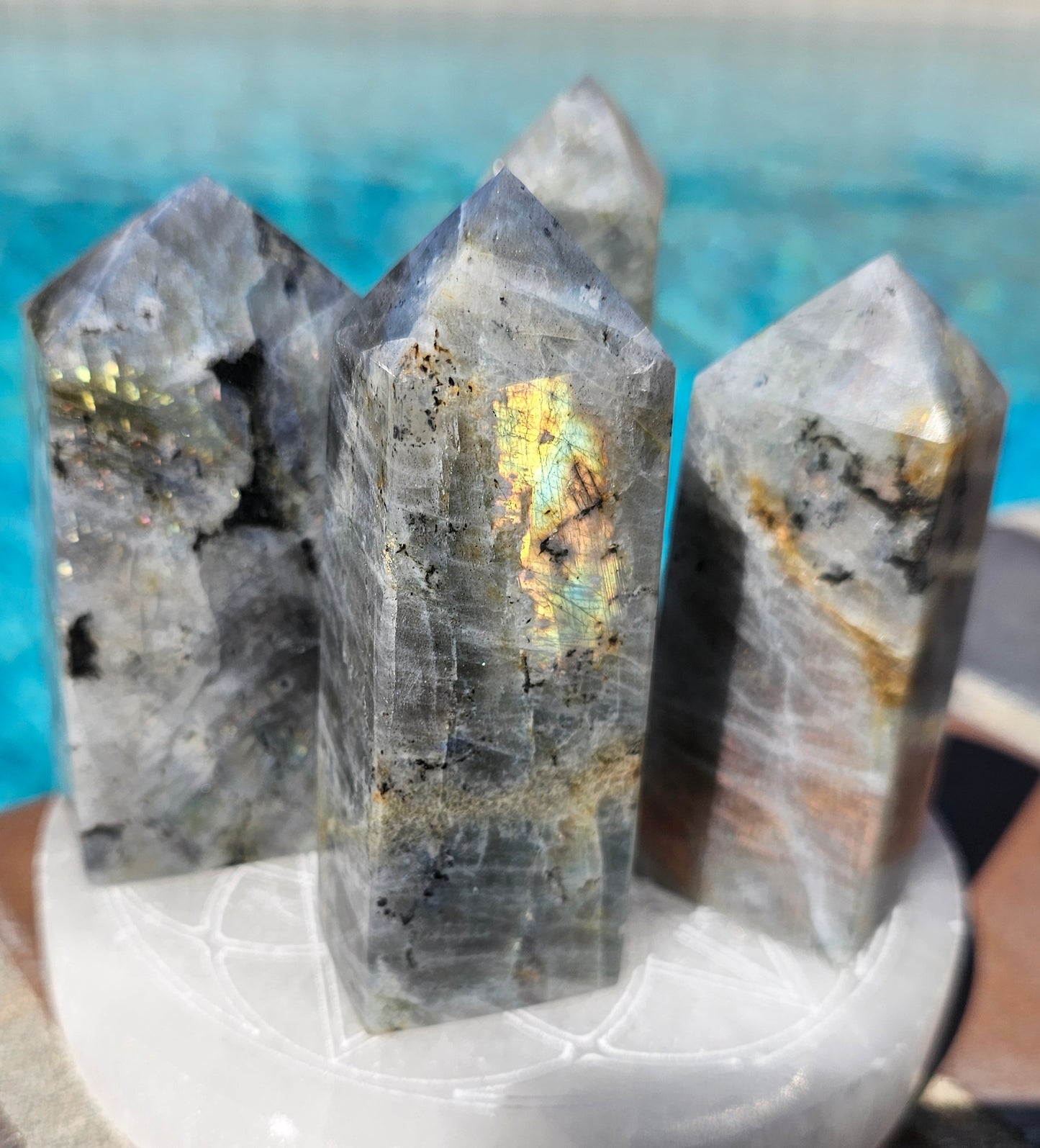 Labradorite Obelisks