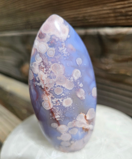 Blue Flower Agate Freeform *B