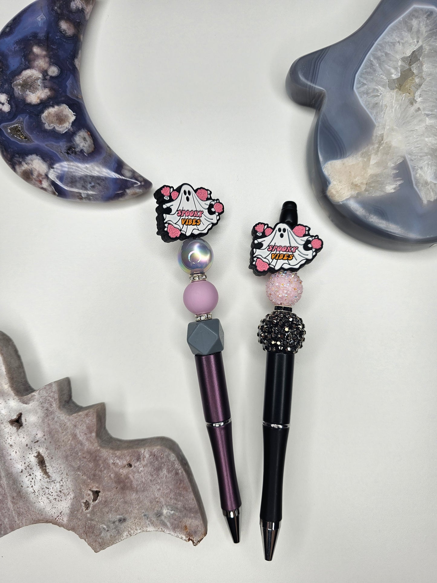 Spooky Vibes Beaded Pen