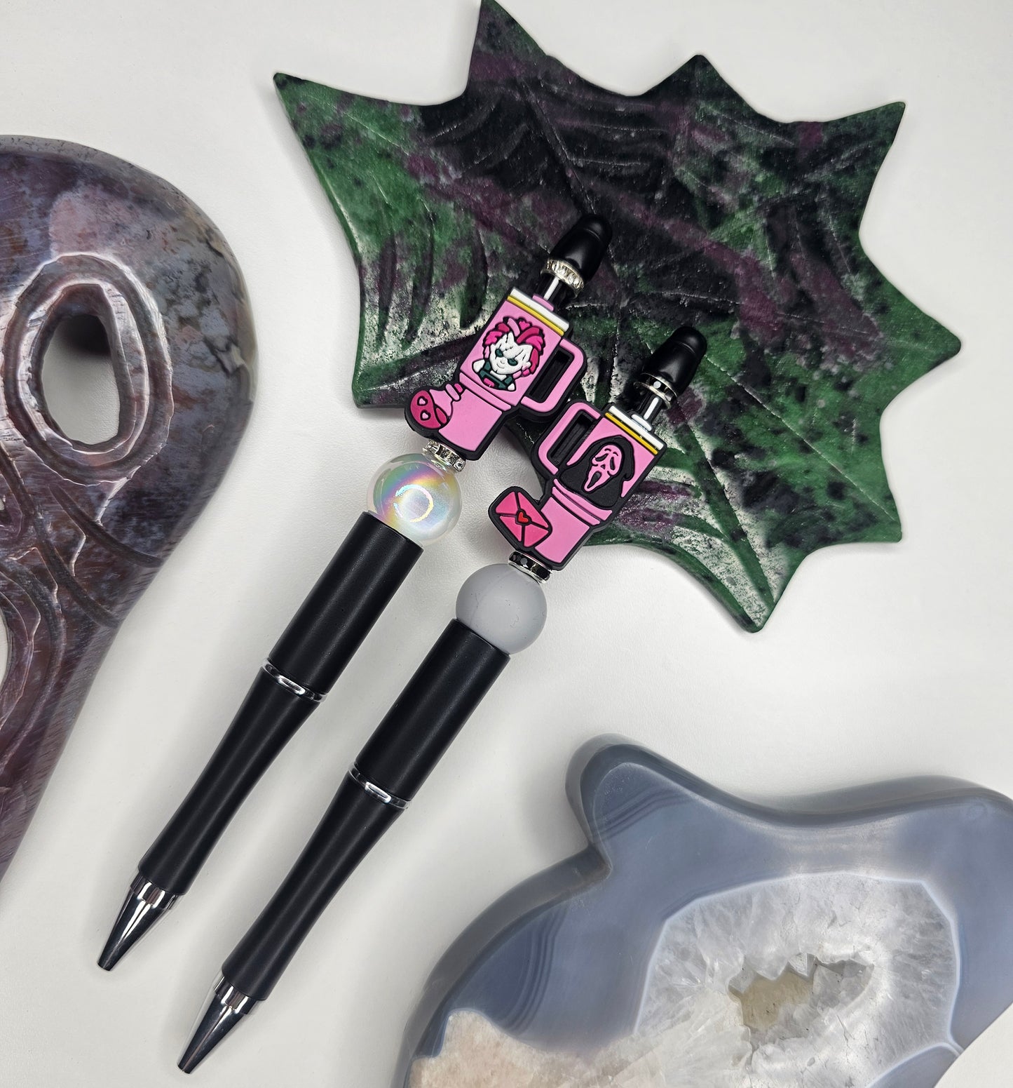 Spooky Cup Beaded Pen