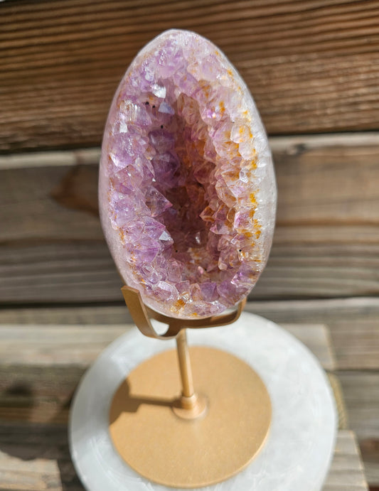 Druzy Amethyst Egg