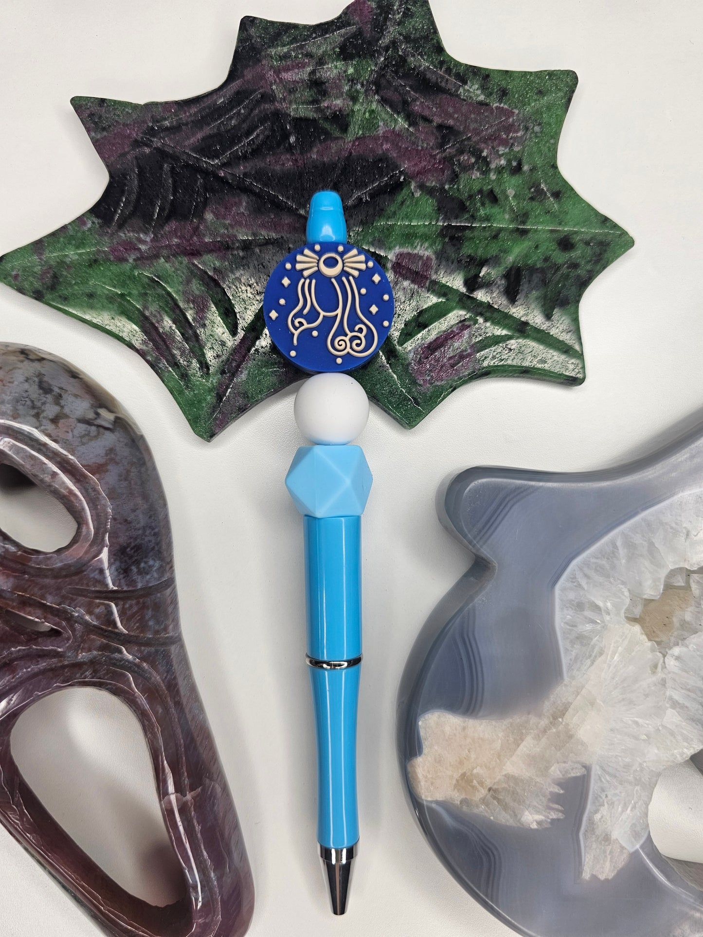 Virgo Zodiac Beaded Pen