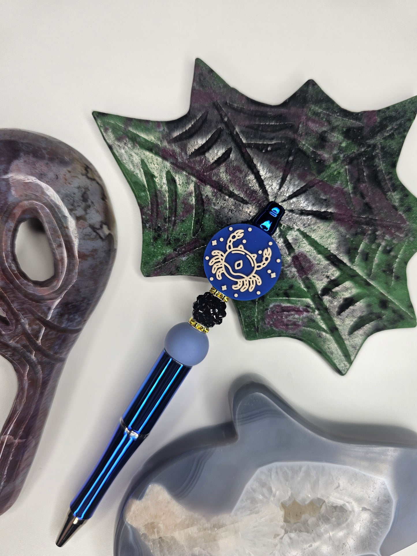 Cancer Zodiac Beaded Pen