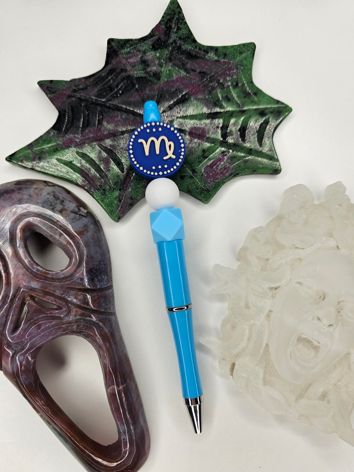 Virgo Zodiac Beaded Pen