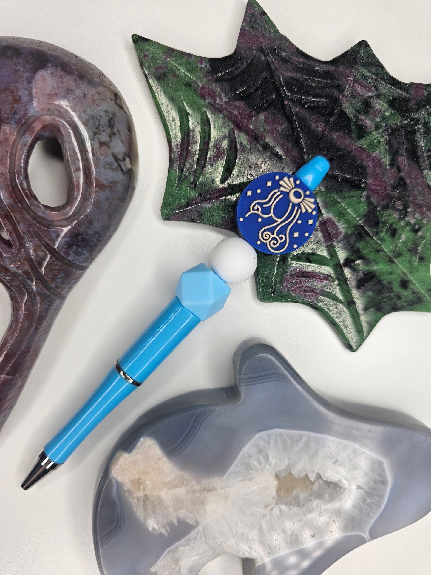 Virgo Zodiac Beaded Pen