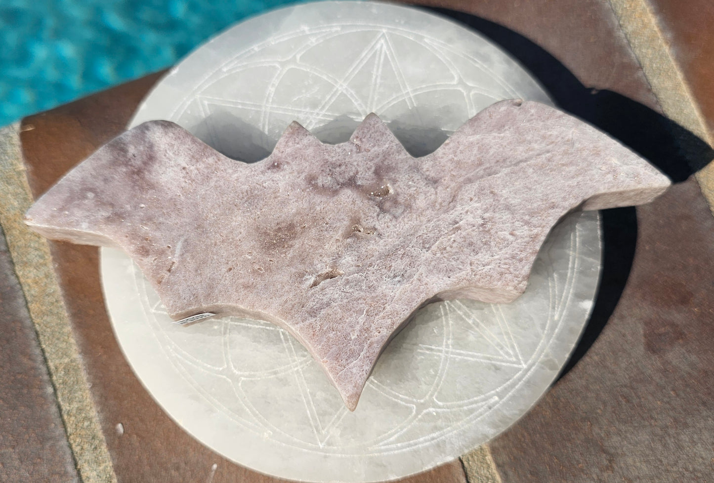 Pink Amethyst Bat #3