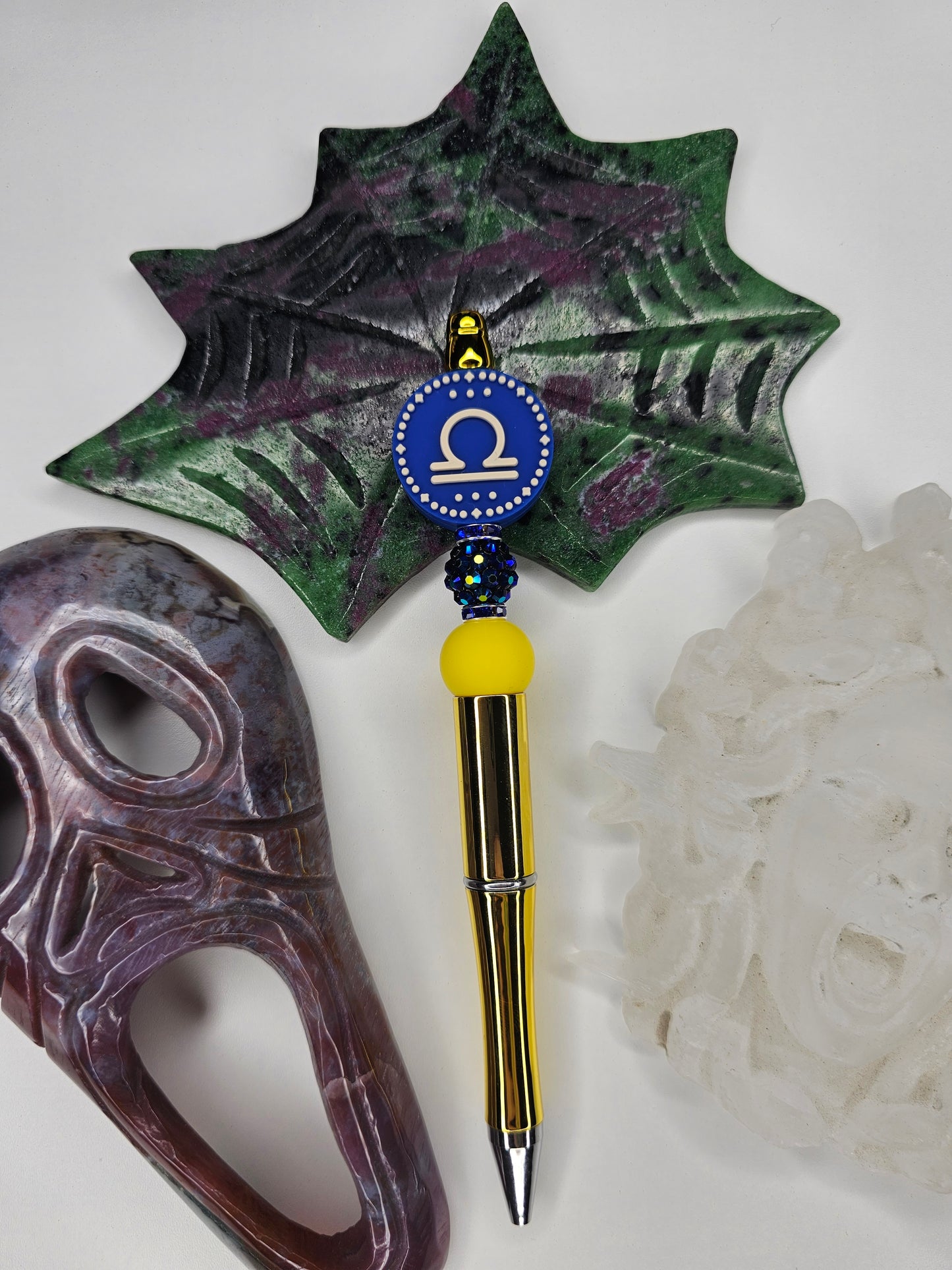 Libra Zodiac Beaded Pen