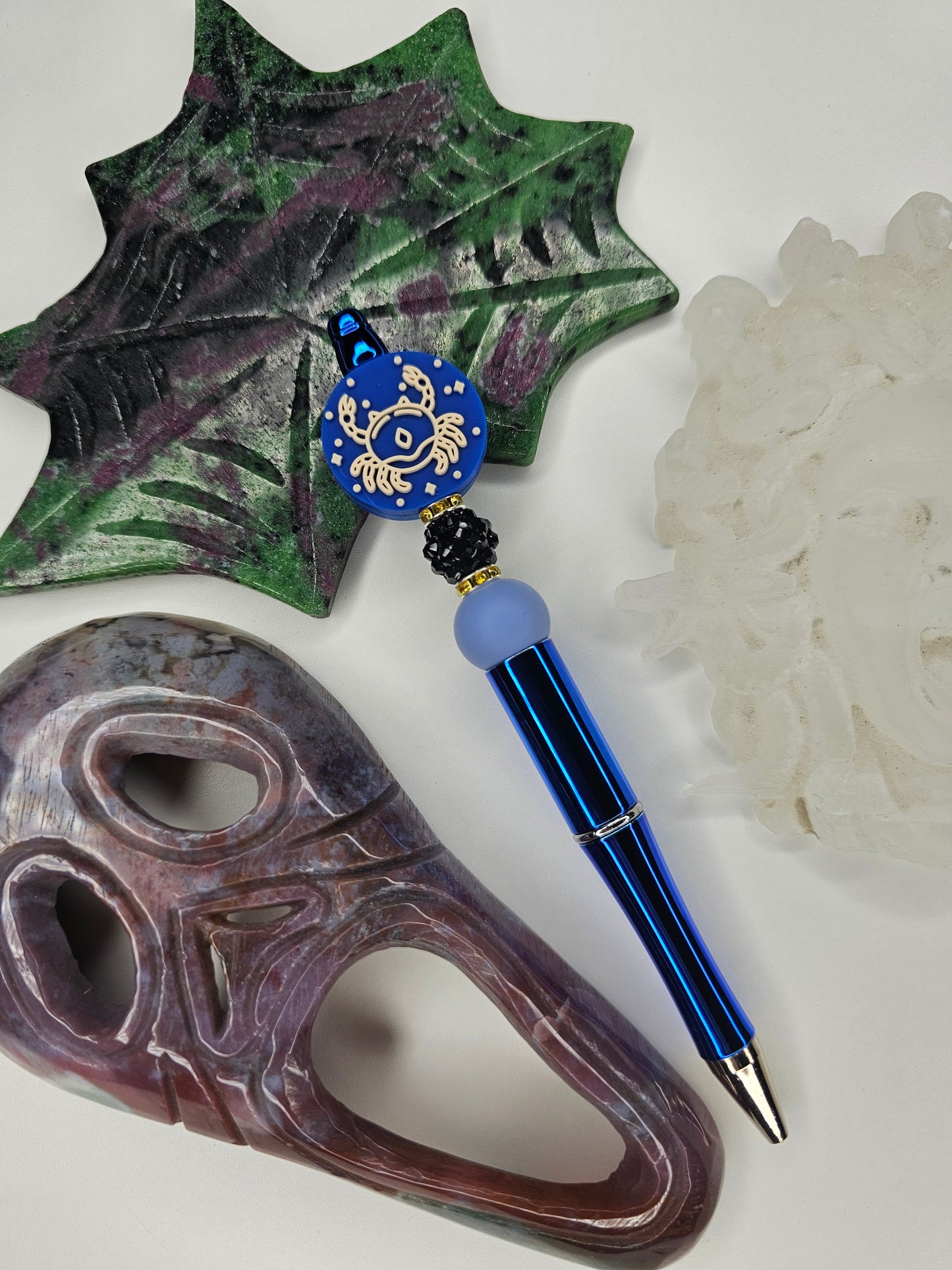 Cancer Zodiac Beaded Pen