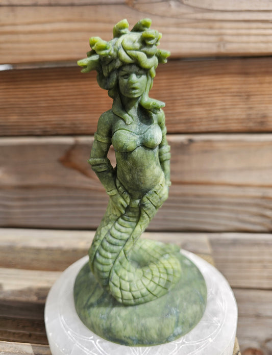 XL Green Jade Medusa