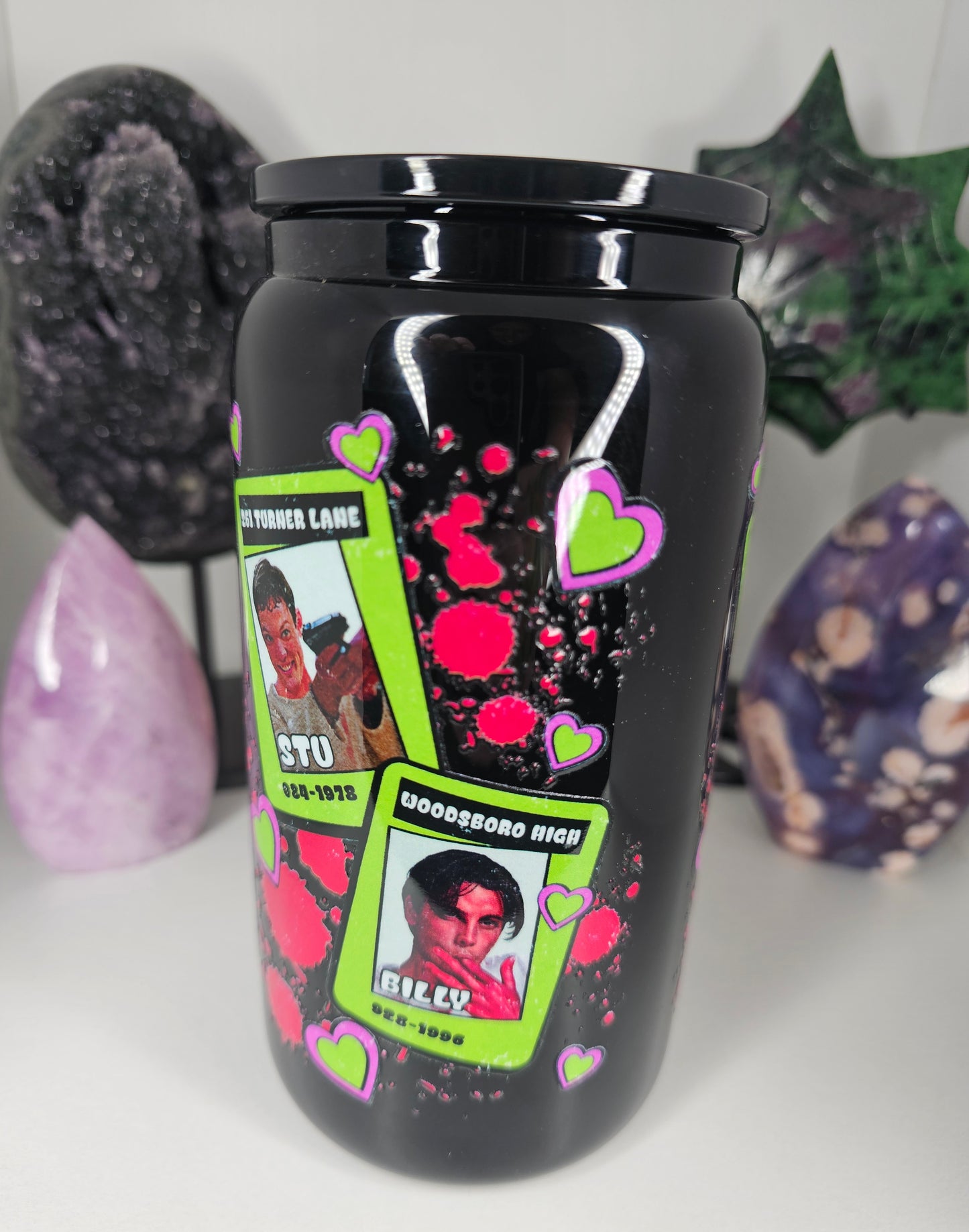 16oz Scream Glass Cup