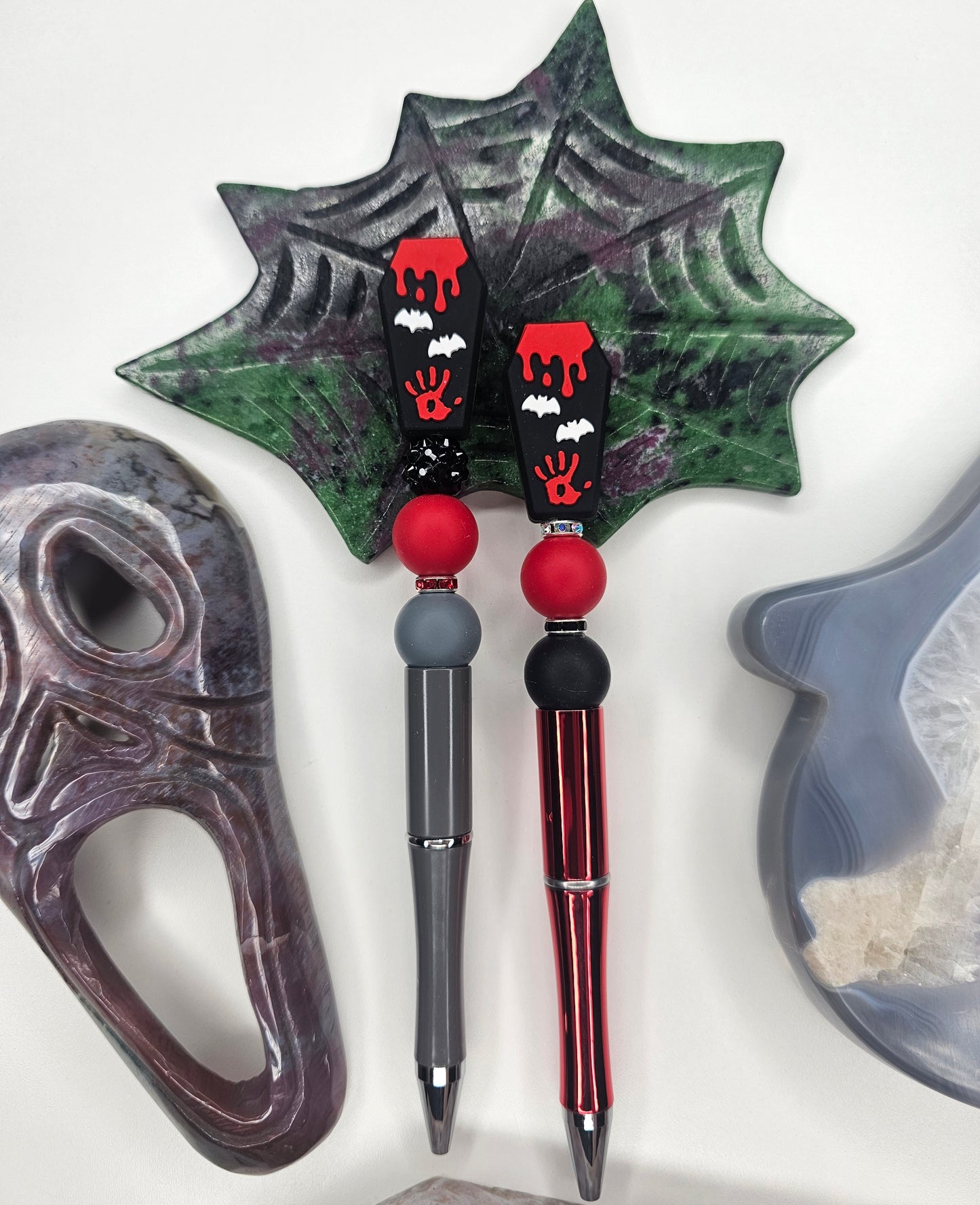 Dracula's Coffin Beaded Pen
