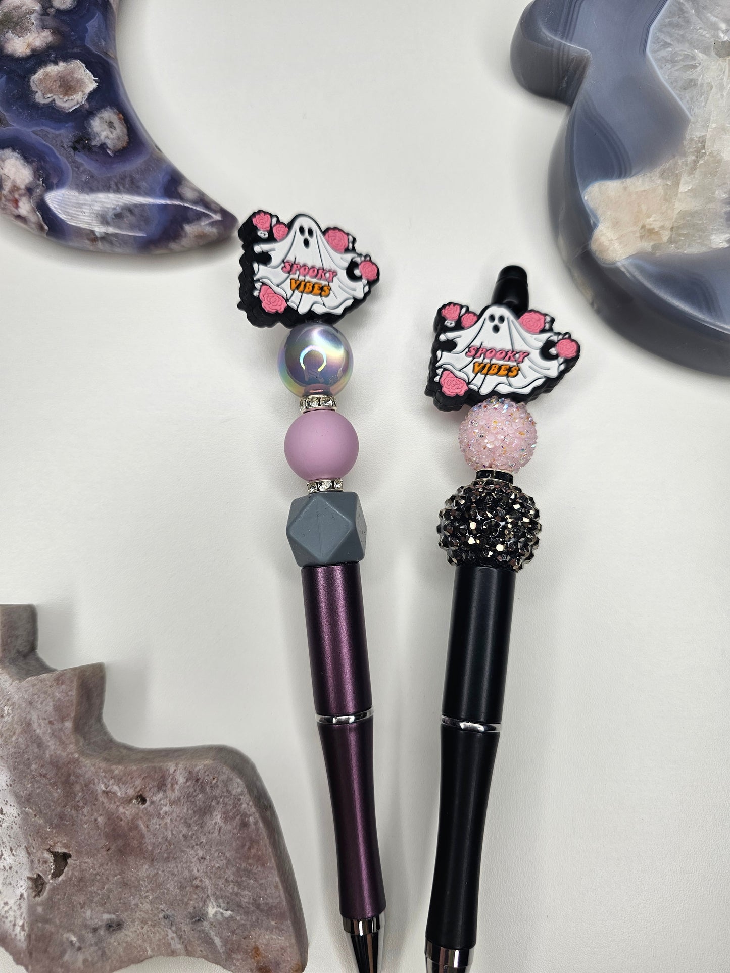 Spooky Vibes Beaded Pen